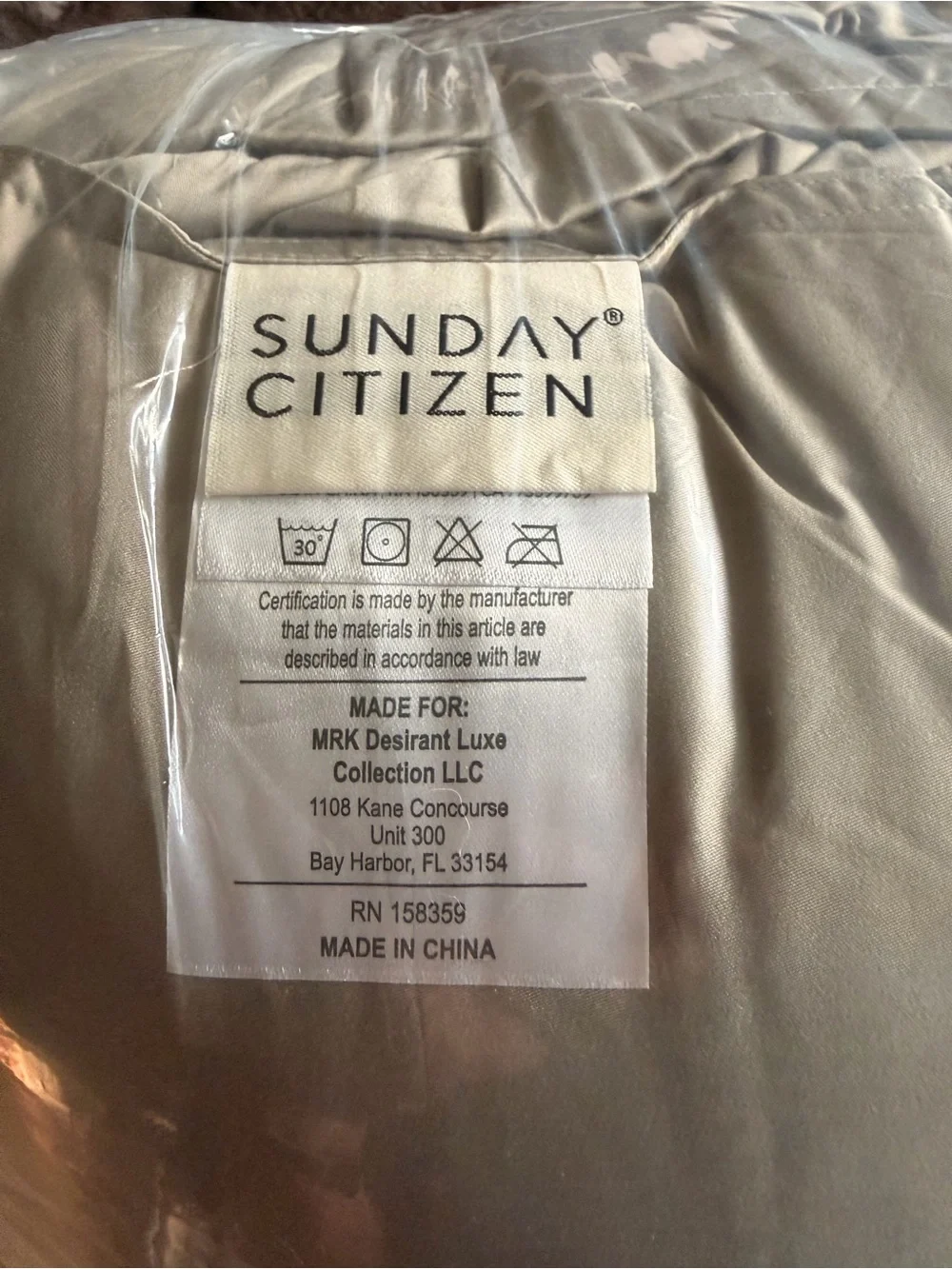 Sunday Citizen Premium Bamboo Bubble Comforter King/Cal King in Boulder NWOT